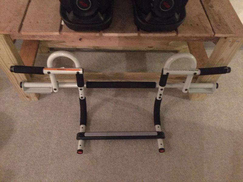 Perfect multi-gym pro. Doorway pull up bar portable gym. Great addition to your home gym!