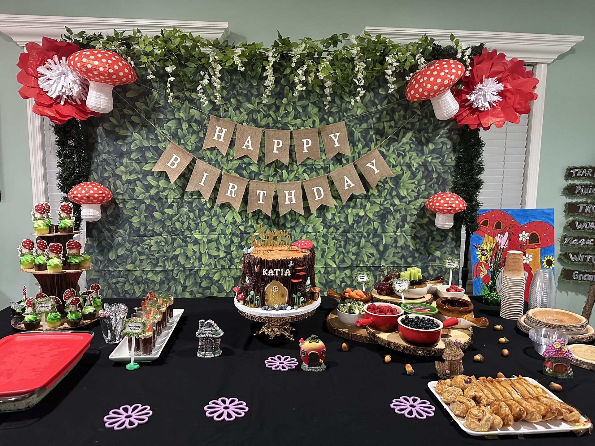 Enchanted Forest Party Decor For