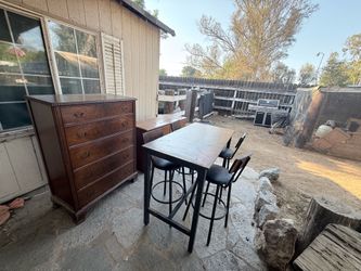 Free table, and two dressers