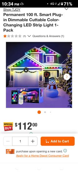 TJOY 100 ft Smart Color-Changing LED Strip Light BRAND NEW IN BOX...