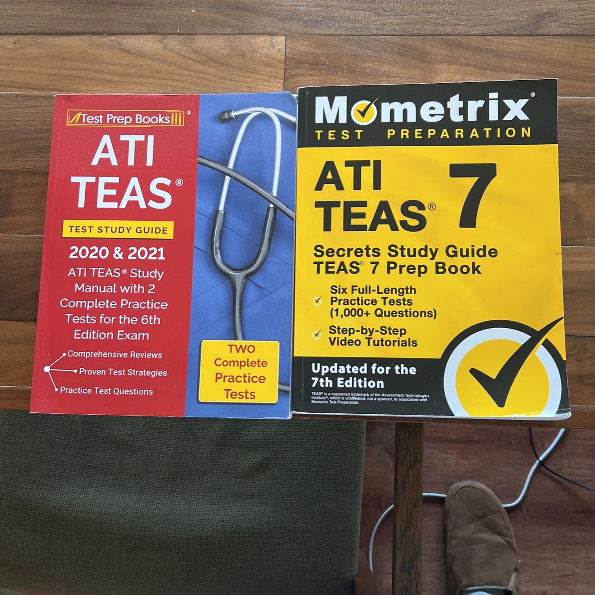 2 ATI TEAS test Prep Books