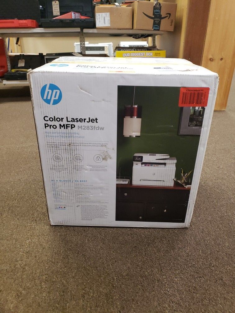 NEW HP Color LaserJet Pro MFP M283fdw High Performance Printer