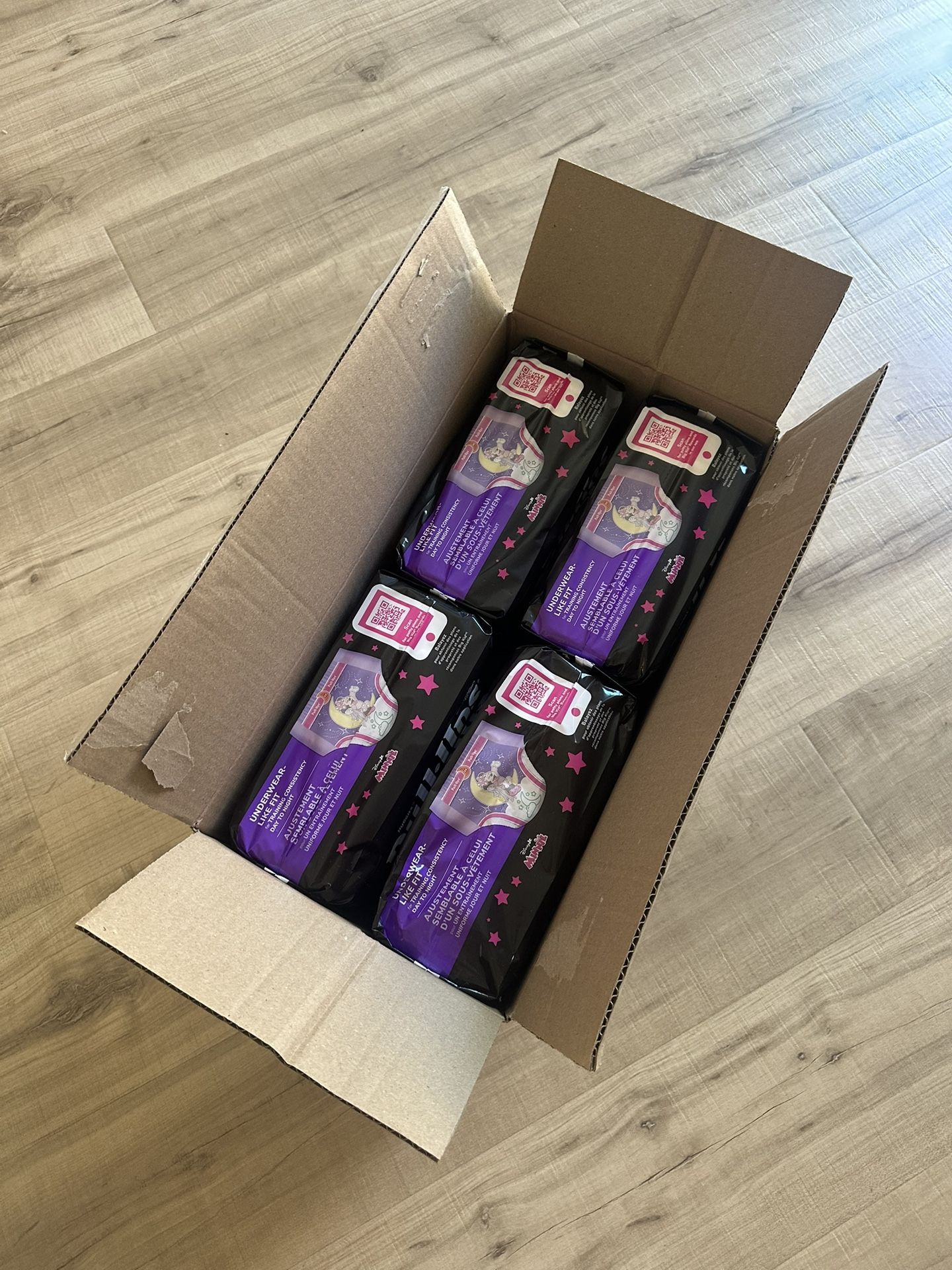 HUGGIES Girls Night Time Pull Ups Training Pants Underwear 4T-5T