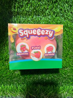 Squeeezy Peach Squishy Stress Ball Toy