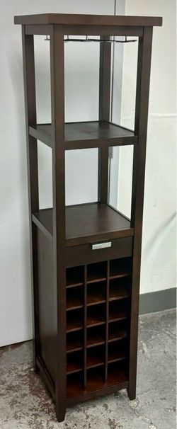 CRATE AND BARREL Madison Tall Wine Tower