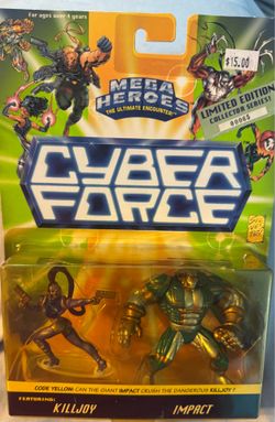 Mega heroes the ultimate encounter cyber force featuring killjoy and impact