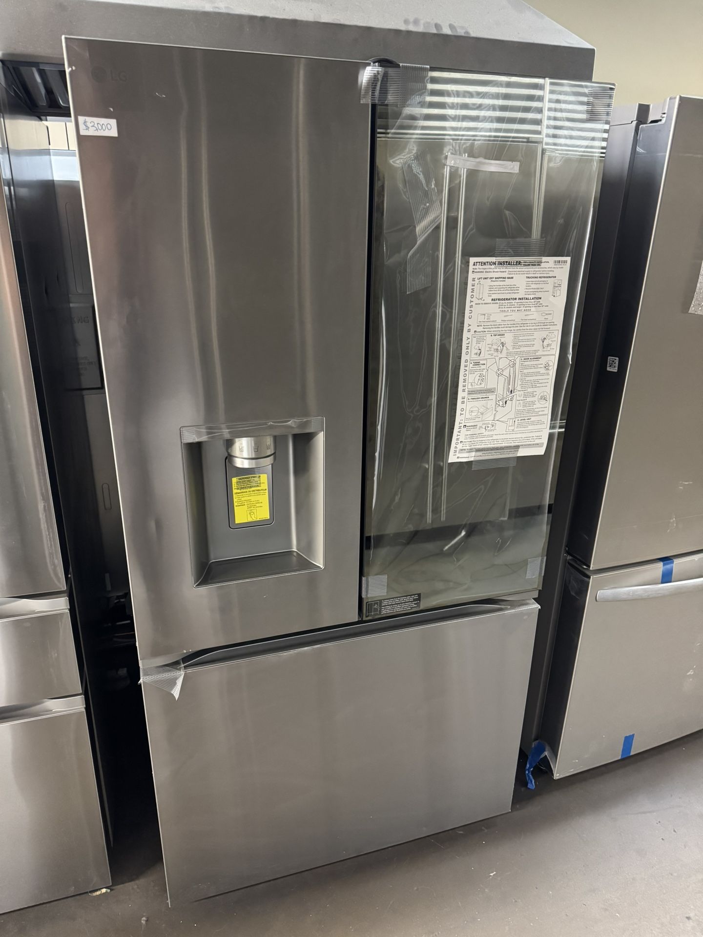 LG Instaview Stainless Steel French Door Refrigerator