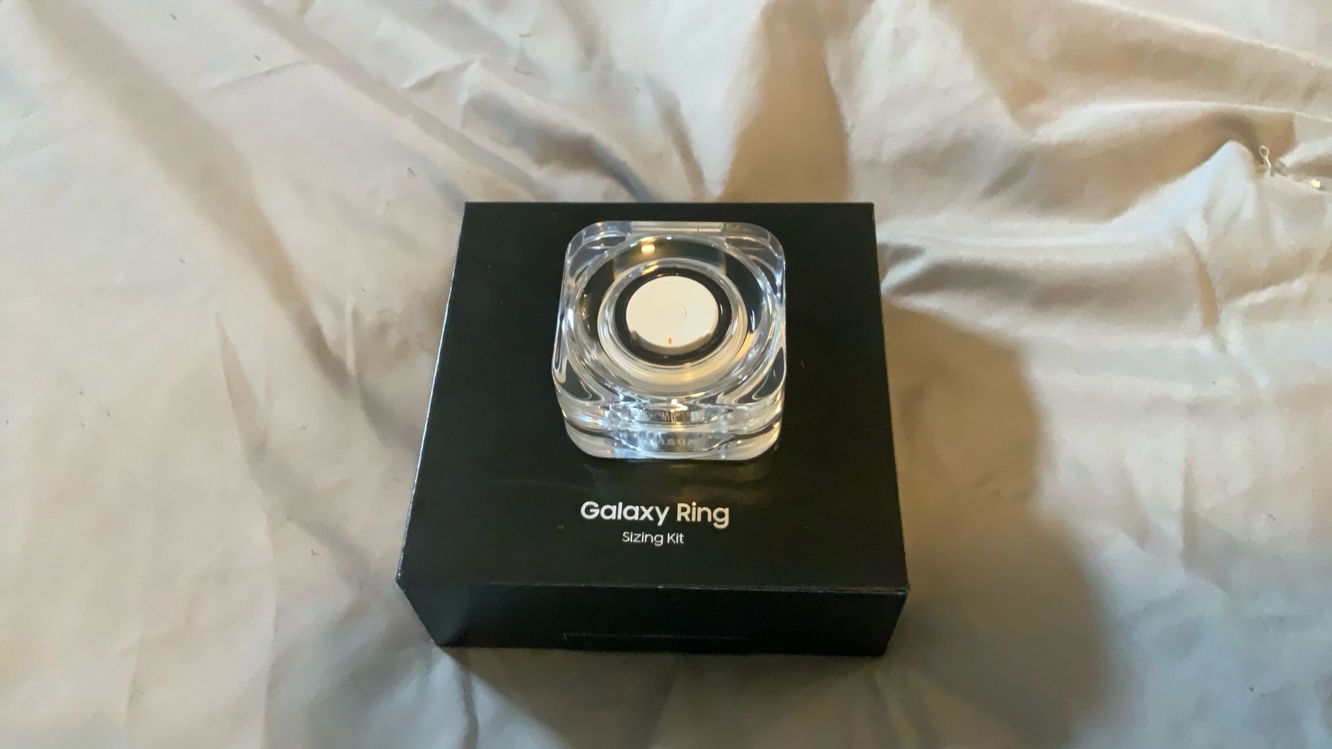 Samsung Galaxy Ring Titanium Black SM-Q501 Smart Ring Bluetooth Size 11