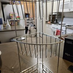 3-Tier Metal Corner Shower Shelf