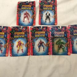 Spider-Man and the Marvel Universe Poseable Die Cast Figuers ( PLEASE READ DESCRIPTION)