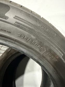 Great used tires 235/55/20 two tires only