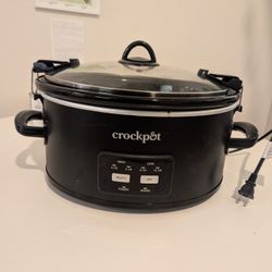 Crock-Pot 6qt Programmable Cook & Carry Slow Cooker - $20