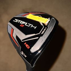 RH TaylorMade Stealth 2 HD 16* 3 Fairway Wood - Ventus TR 5-A Flex
