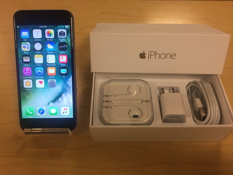 Apple iPhone 6 (16/64/128gb) - Factory Unlocked - Comes w/ Box + Accessories & 1 Month Warranty