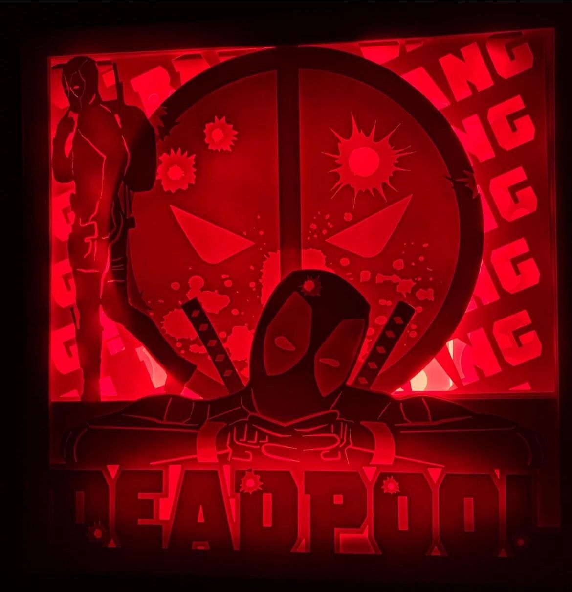Deadpool 9x9 Shadow Box