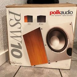 Polk Audio PSW10 10-Inch Powered Subwoofer 