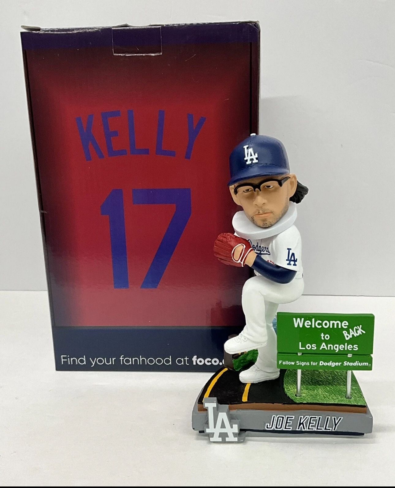 ジョー・ケリー フィギュア 17番 bobblehead ジョー・ケリー フィギュア 17番 bobblehead