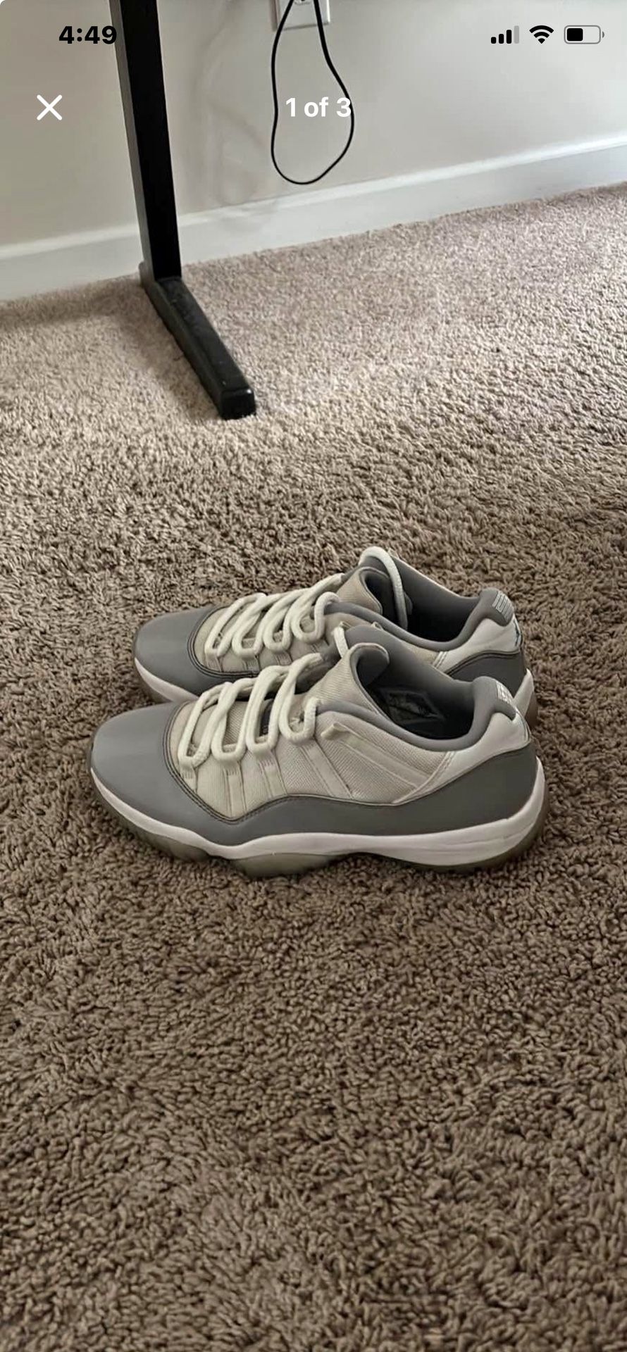 Jordan 11  Retros Low Cement Grey