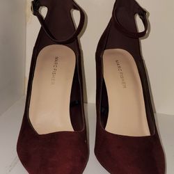 Marc Fisher Naptuna Wine Red  Heels Sz7 $40