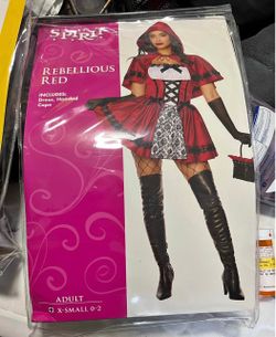 Red riding hood and wolf costume