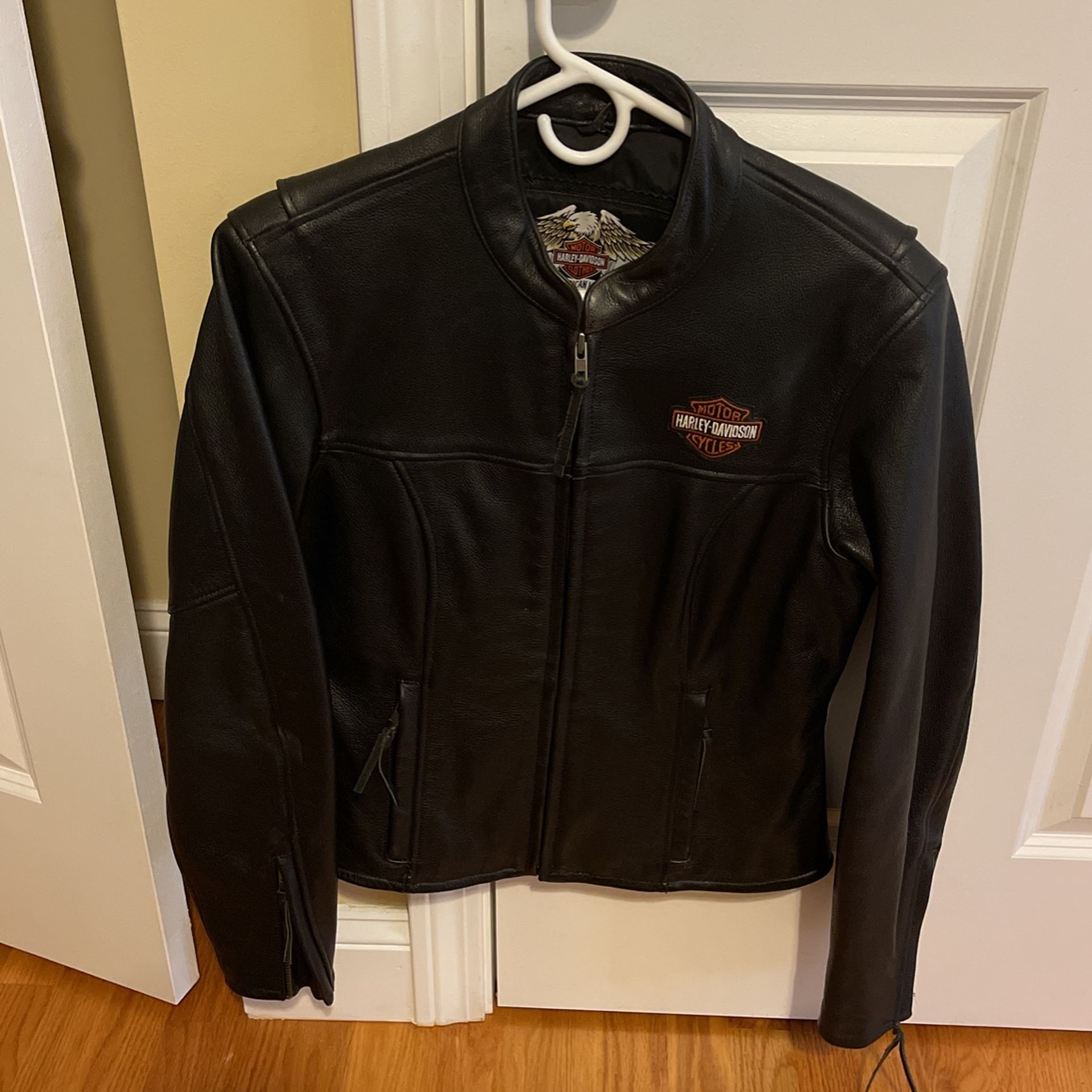 Women’s Leather Harley Davidson Jacket Med