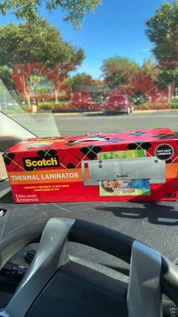 SCOTCH THERMAL LAMINATOR FOR HOME, OFFICE OR SCHOOL SUPPLIES, 9 IN 1 - GRAY