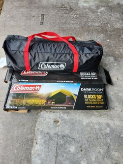 Coleman's 4 person tent