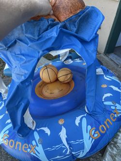 Pool floats and games.
