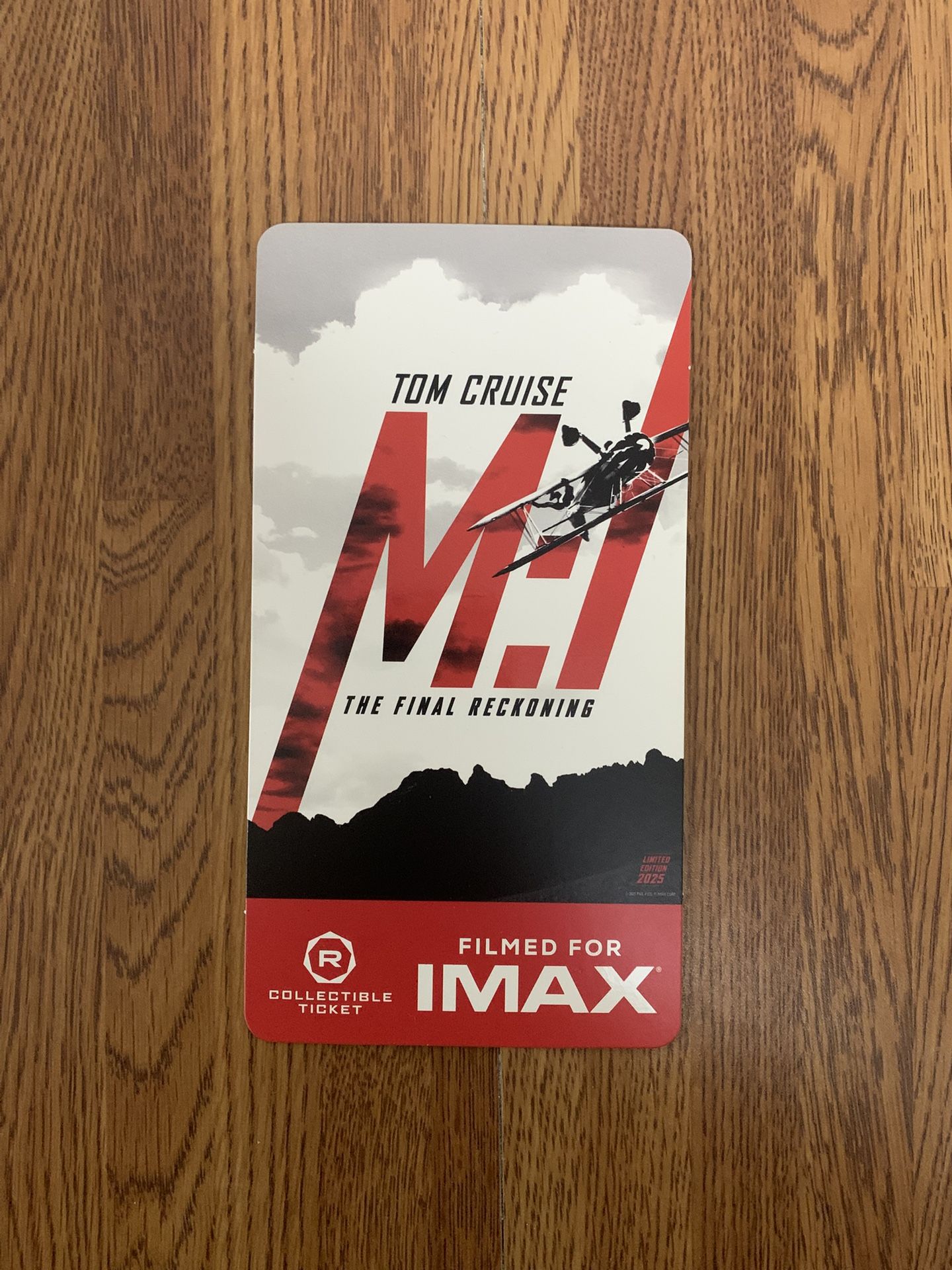 Mission: Impossible - The Final Reckoning (Regal Exclusive) IMAX Collectible Ticket