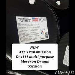 Special Price ATF Transmission Dex III Multi Purpose Drums 55galon High Quality Available 