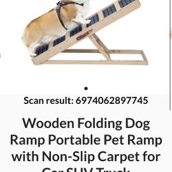 Wooden Pet Ramp-NEW
