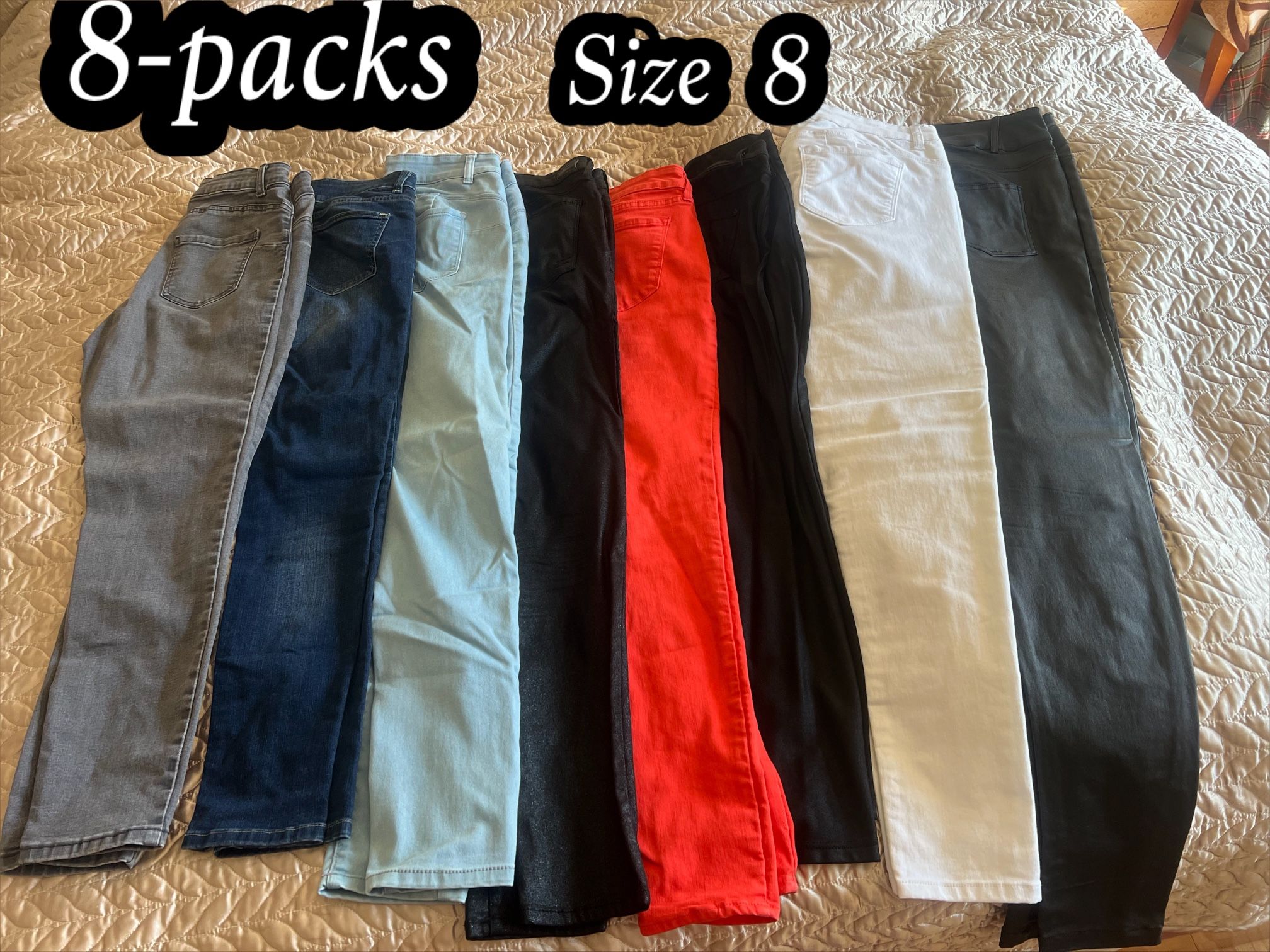 Women’s. Size 8 Clothing Bundle. All 19 packs