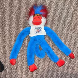 NBA Okc Thunder Fuzzhead Wig Monkey