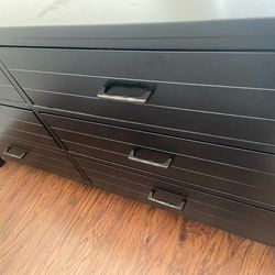 Ashley's Furniture, 6 Large drawer dresser  AND One Nightstand