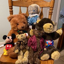 Colllection  of  Animal  dolls  