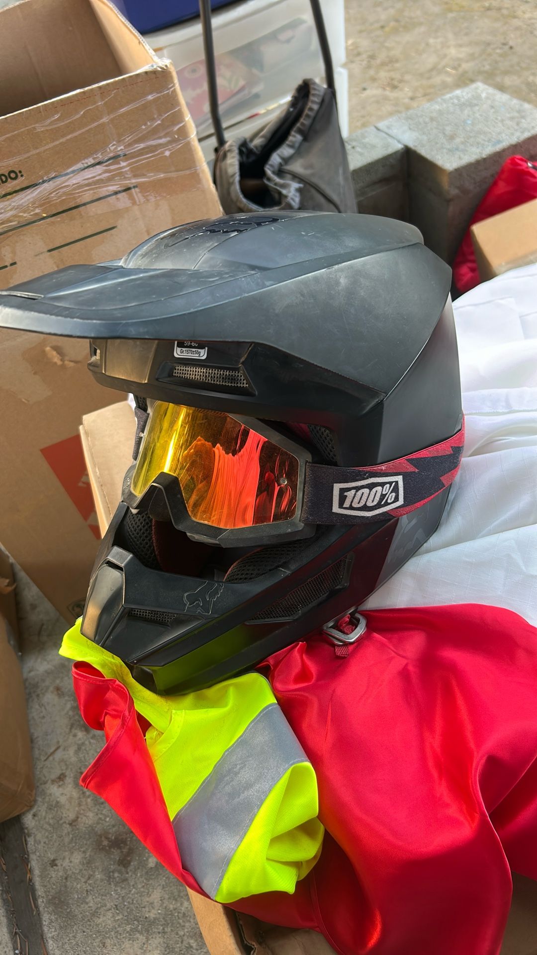 Fox Motorcross Helmet
