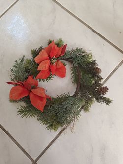 Mini Christmas Wreath Artificial 
