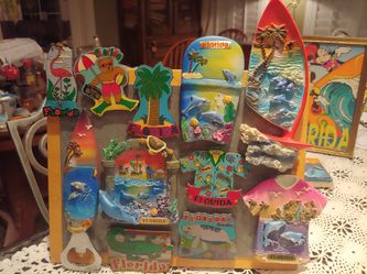 FLORIDA SOUVENIR FRIDGE MAGNETS