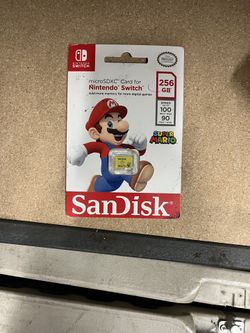 San disk 256gb micro sdxc -card // Nintendo