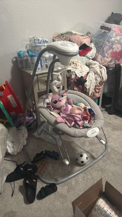 Graco baby swing and bouncer 2in1