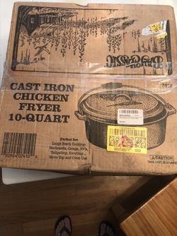 Never Used 10 Quart Cast Iron Dutch Oven