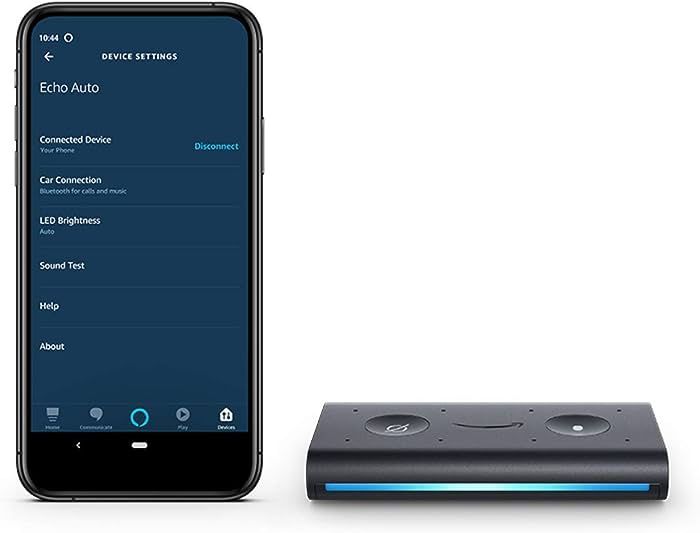 Amazon Echo Auto Smart Assistant (BP39CN) - Hands-free Alexa in car w/your phone