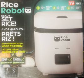 Rice Robot Rice Cooker – New in Box 🍚