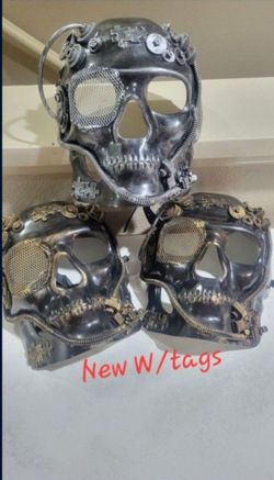 Steampunk Skull Face Masks