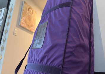 Richway Orgone Biomat 7000mx Queen with controller, cotton cover, and carrying bag