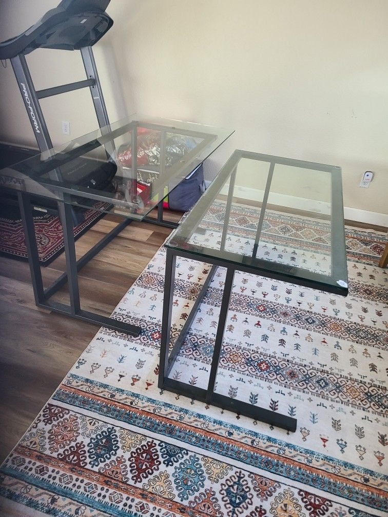 Glass Desk