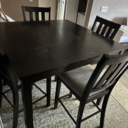 Dining Set - Table With 4 Chairs 