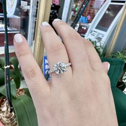 14k LAB Diamond Engagement Ring 