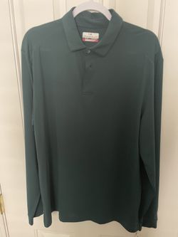 Grand Slam Mens Lightweight Performance Long Sleeve Golf Polo Shirt, Brand New, Size Medium 