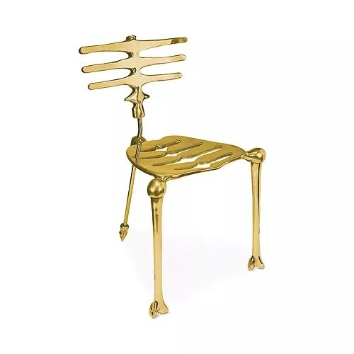 Michael Aram Brass Skeleton Chair